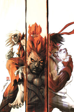 geekthegeek:  Street Fighter 1 - 6 COVER by alvinlee