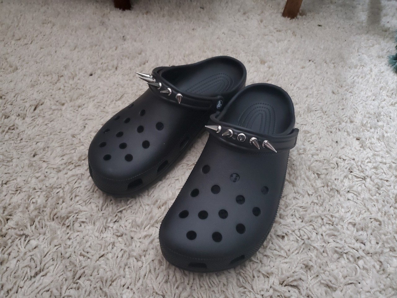 prospective rasputin of the 21st century — modify your crocs with punk  spikes to make croc