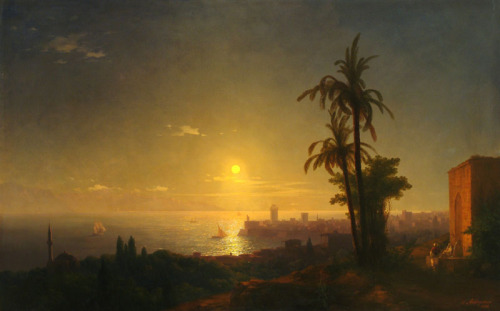 Night at the Rodos island, 1850, Ivan Aivazovski