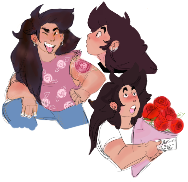 shrimpea:  gregrose stuff// i love this big mom/small dad oh my god  