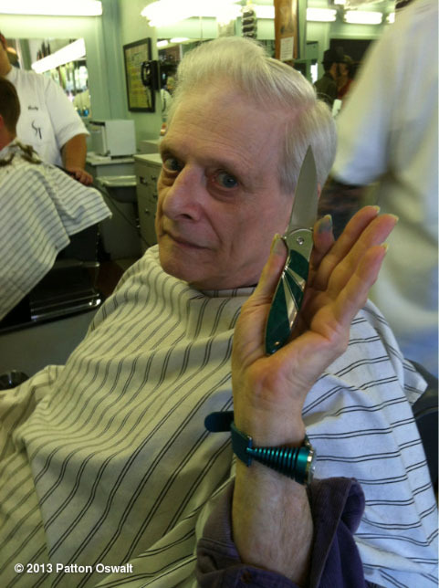 Just because Harlan Ellison turns 81 today doesn’t mean he won’t still cut you! (photo credit: P. Oswalt)