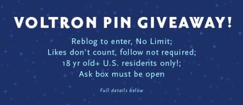 erinwitzel: ENTER FOR A CHANCE TO WIN SET OF VOLTRON PINS! In celebration of new items in my store,