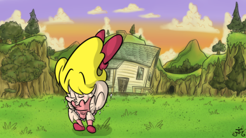 studiohotdogprimary:  the-real-fairy-slayer:  bradshavius:  Just some amusing frames from that little EarthBound animation I made about a year ago.  Y’know, this one –>  Man, I really need to do more animation. People seem to really like ‘em