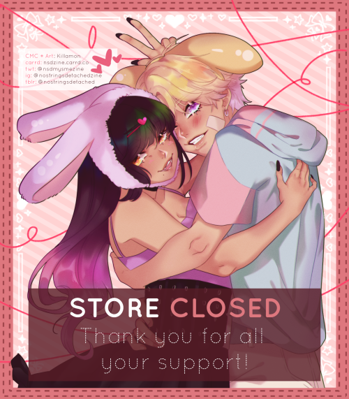 STORE CLOSED! STORE CLOSED! Thank you so much to @ killamons on twitter for the cute CMC and our fi