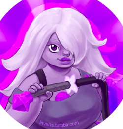 inverts:  second in the set, finished amethyst
