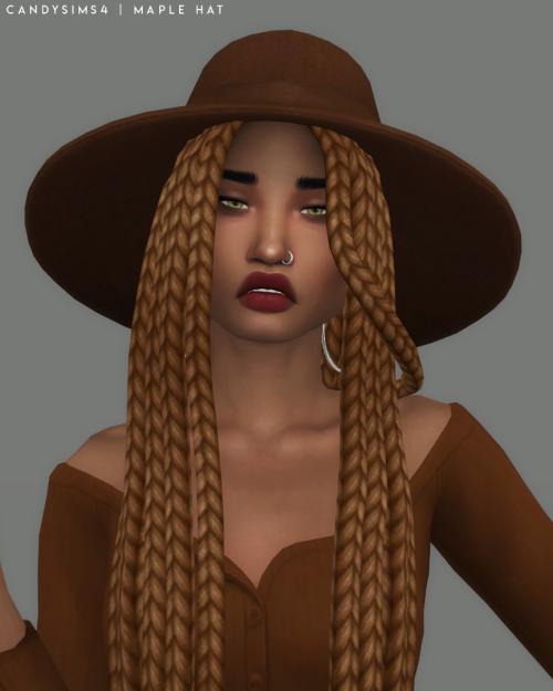 MAPLE HATA basic but beautiful hat. TEEN TO ELDERBASE GAME COMPATIBLEMADE FOR FEMALE, but works for 
