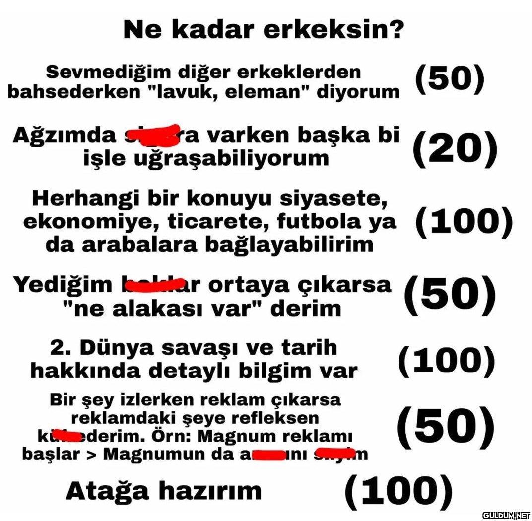 369-) ne kadar erkeksin...