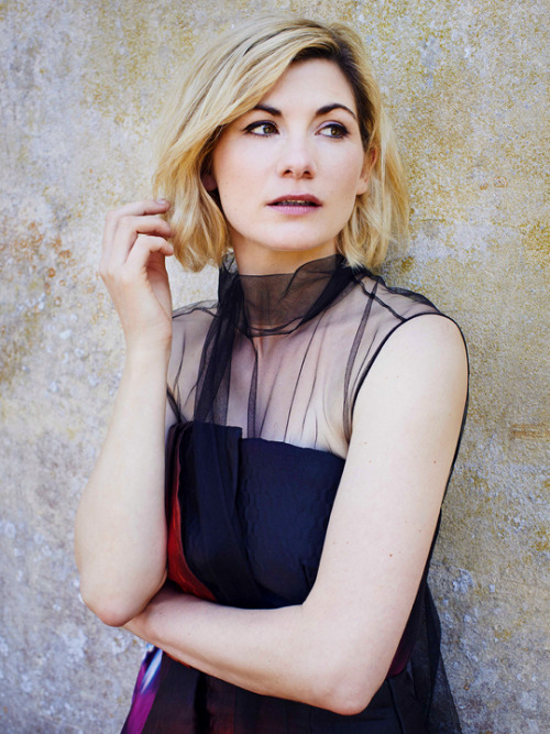 flawlessbeautyqueens:Jodie Whittaker photographed by Simon Emmett for Marie Claire UK (2018)