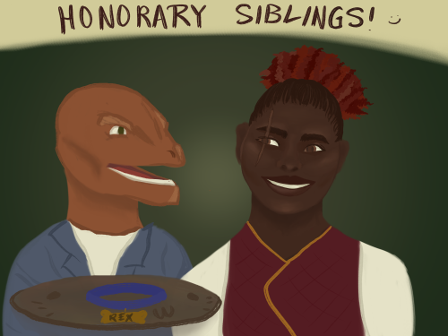 chosen family can be a scared bald lizard man who hates his murderous family, a bouncer who WILL thr