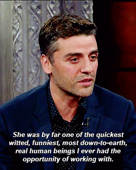oscaricaas: Oscar Isaac remembers Carrie Fisher