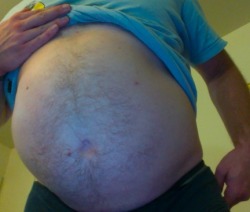 kaptn03:  I ate until my belly was asymmetrically
