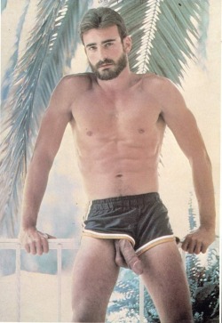 Hairy chest, legs,Beard and Mustache.