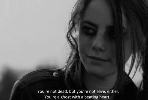 within-the-darkness-of-the-night:  Sad b&amp;w blog 
