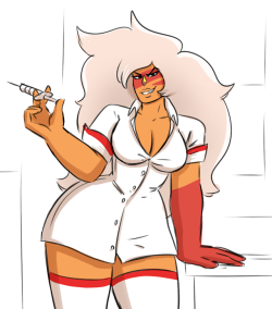 Nurse Jasper is ready to give you a check