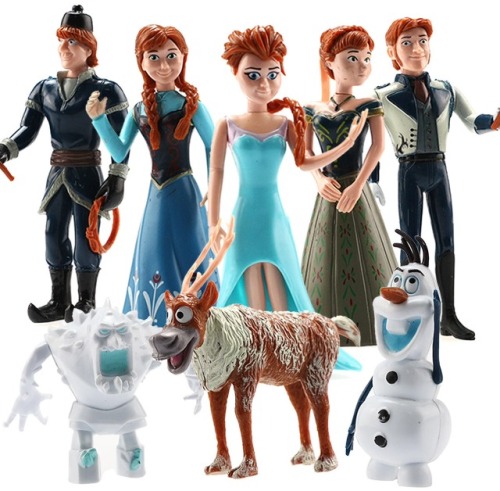 frozendailydose: disneytasthic: disneylimitededitiondolls: These are the bootleg Frozen figurines on