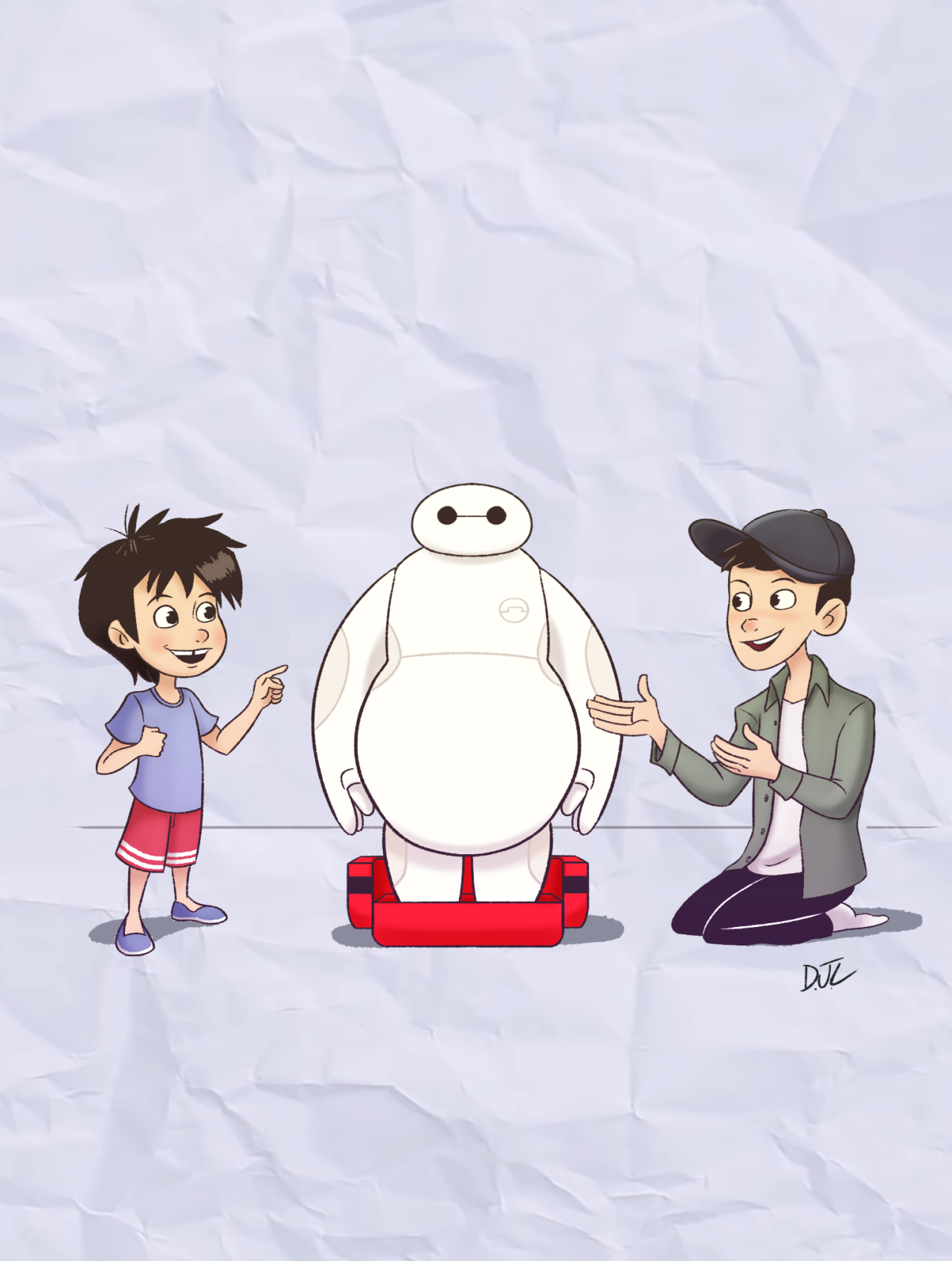 Art Of Dj Luongo Young Hiro And Tadashi As Part Of My Future Disney