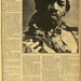 undergroundrockpress:Article published in &ldquo;Berkeley Barb&rdquo;, just
