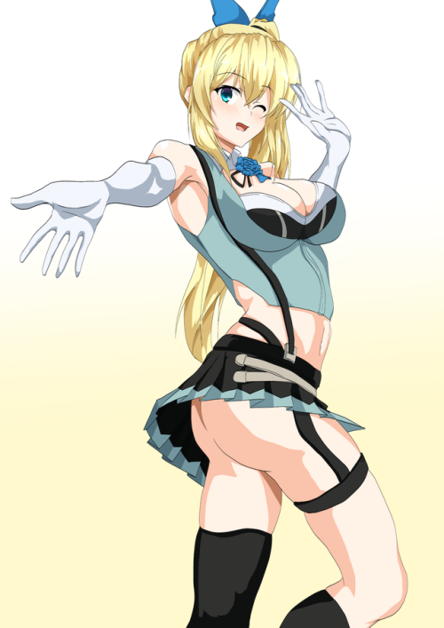 nijigenlewd:Mirai Akari by artist 鉄 (@ume_tetu2)