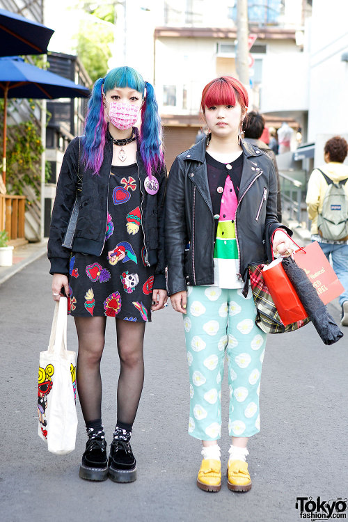 Friends in Harajuku w/ colorful hair, Joyrich x GIZA, Agyness Deyn x Dr. Martens, Candy Stripper &am