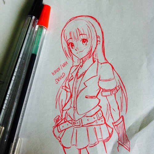 aizy-boy:  Skuld is the bae! ♥♥♥ (trying to use mah new red ballpen hehee ;D)  ALL PURPOSE