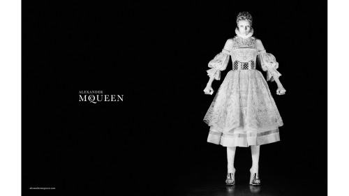 thetrendysystem:  — Alexander McQueen Fall / Winter 2013 Campaign  Edie Campbell by 