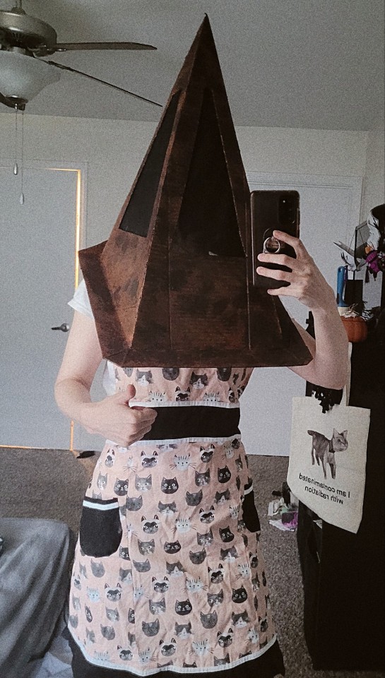 Current Mood: Pyramid Head In A Kitty Apron.