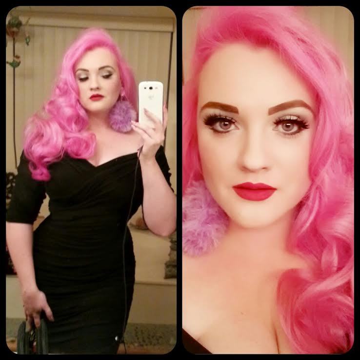prettyplussize:  Going to my high school reunion xoxo  