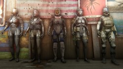 Evolution of my Fallout 4 outfit over the