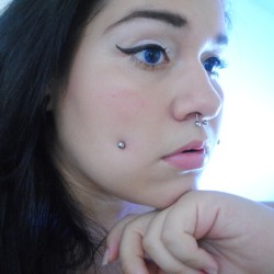 #cheekpiercing #septumpiercing #me