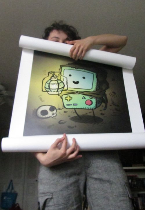 chekhovandowl:BMO Giant Poster GIVEAWAYRules:-> You do not have to follow me, but you should foll