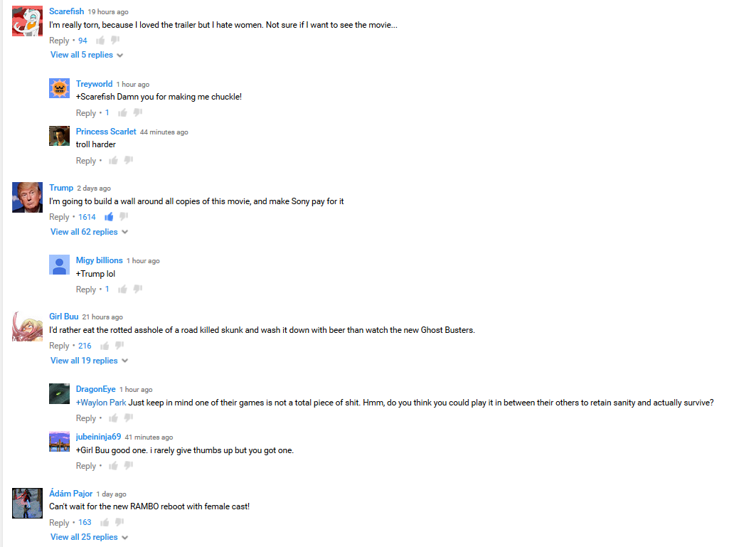 The top comments on James Rolfe’s infamous video that’s got all the feminists’