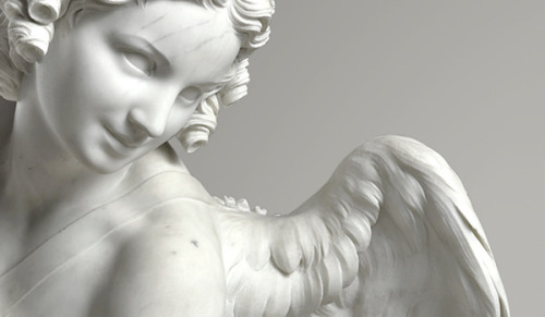 loumargi:L'Amour se taillant un arc dans la massue d'Hercule {détail} Edme Bouchardon, Louvre, Paris