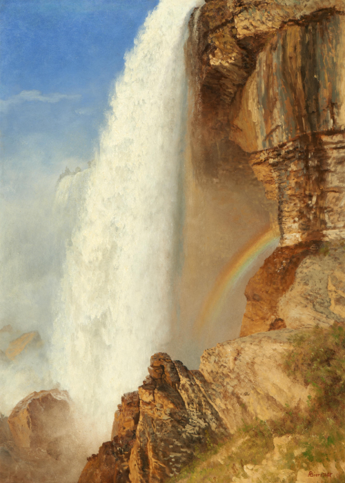 portraits-of-iris:Niagara Falls Albert Bierstadt