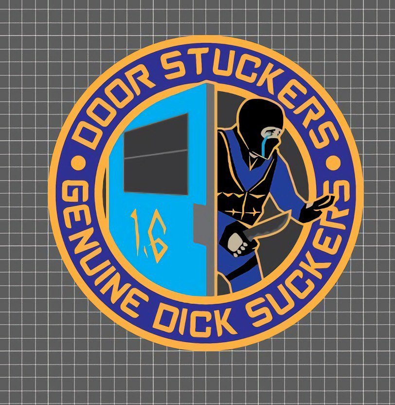 Door Stuckers - Genuine Dick Suckers patch