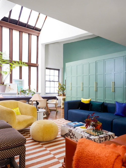 thenordroom:A colorful home in New York | styling by Kate Berry &amp; photos by Dane TanishaTHENORDR