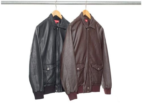 Supreme Leather Blouson Bomber Monogram Jacket Leather – Fabriqe