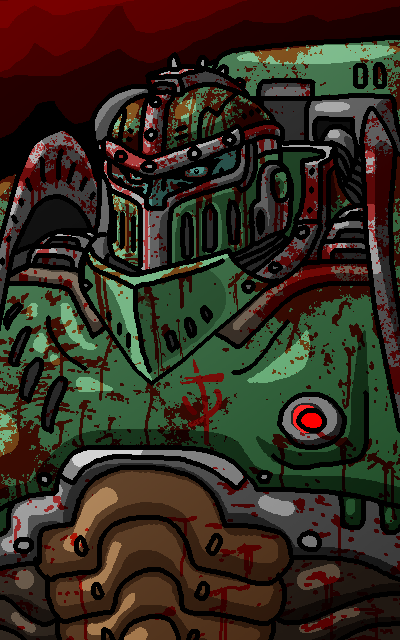 joazzz2: Doom Slayer Space MarineHe’s probably from the Night Sentinels Chapter or something