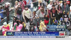 charlesoberonn:  cybercitrus:  National disaster  Government Shutdown Day 14: HOMESTUCKS INVADE NEW YORK Government Shutdown Day 15: HUSSIE DECLARED EMPEROR 