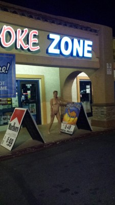 scottnikipowers:  Niki needed some cigarettes but they were closed so she got naked instead!