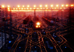 thekhooll:  Wuchang Amazing photographs of Wuchang Railway Station in China by QinZong.  