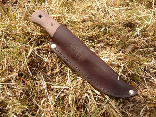 Pimped Condor Bushlore . This had been a rather used &amp; abused Scandi knife ,see here.https://ru-