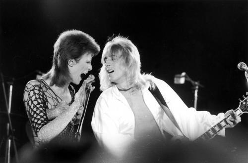 mick-ronson-spiders-from-mars:  Some pictures of David Bowie and Mick Ronson live