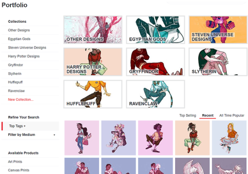 smelslikeart: HEY GUYS!I updated my redbubble! All the 31daysofharry drawings are up there now, as w