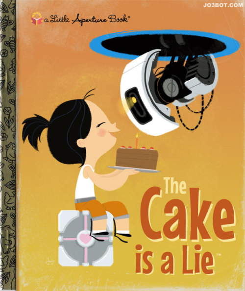 theomeganerd:Little Golden Books Featuring Portal, BioShock, &amp; Skyrim by Joey Spiotto