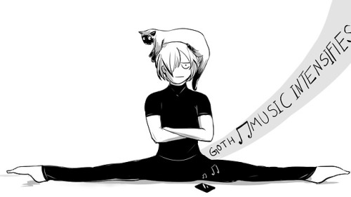 karenins-ghost:YOI inktober day 2: adolescence