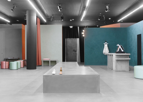 {Shop therapy. On the flipside, some retail interiors are more gallery-like. Designed by Studio Toog