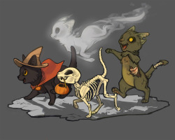 rainbowbarnacle:  gerbilfluff:  eastgermanhattrick:  chauvinistsushi:  trick  or treating with three of your past lives?  This shouldn’t be as cute as it is.  Never too late, for a concept full of this much d'aww.  OH MY GOODNESS 