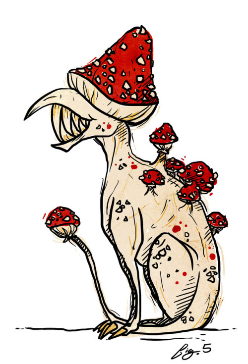 gloom-ranger: featherwurm: Mushroom Dragons are curious little detritivores with a variety of natura