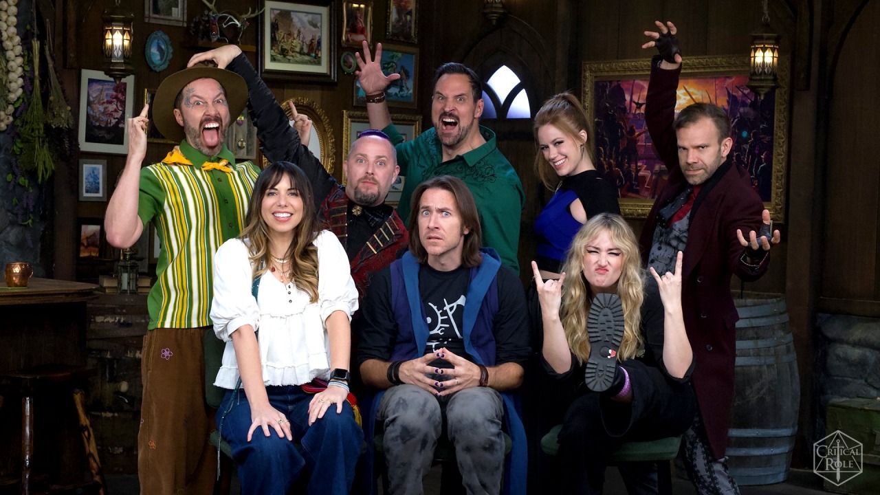 Sam Riegel and Ashley Johnson speak at Critical Role: Fireside