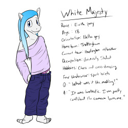 Meet White Majesty, he’s certainly